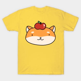 Apple Shiba Face T-Shirt